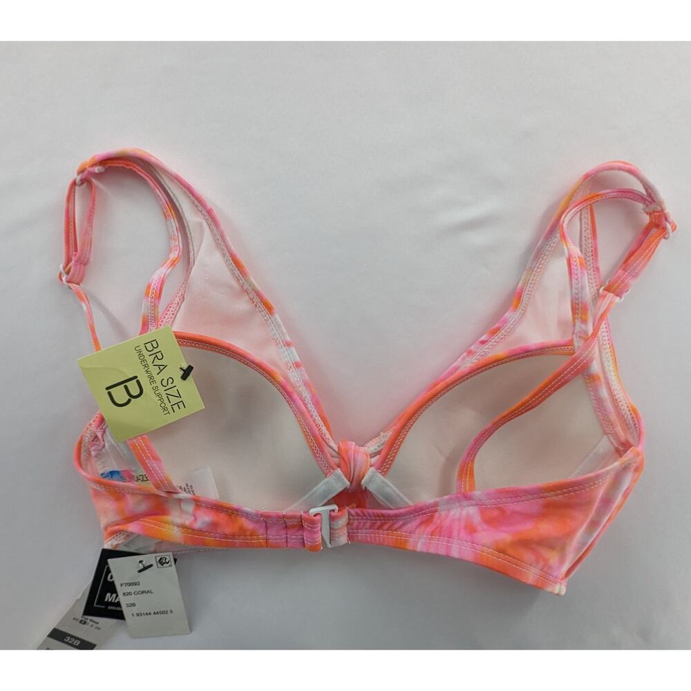 Sundazed Swim Harper Bikini Top Pink Tie-Dye - Picture 5 of 8